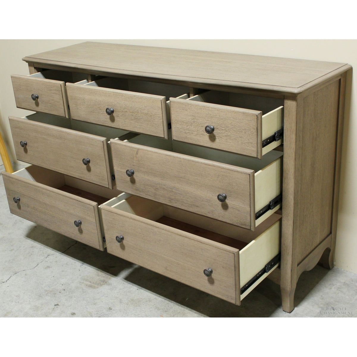Aspenhome Taupe Double Dresser