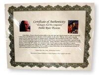 "Harlequin and His Companion" by Pablo Picasso