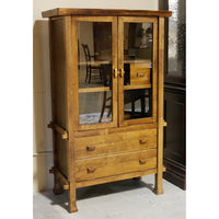 Indonesian Mahogany Wine Cabinet