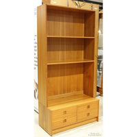 FM Furniture Danish Teak Bookshelf w/Drawers