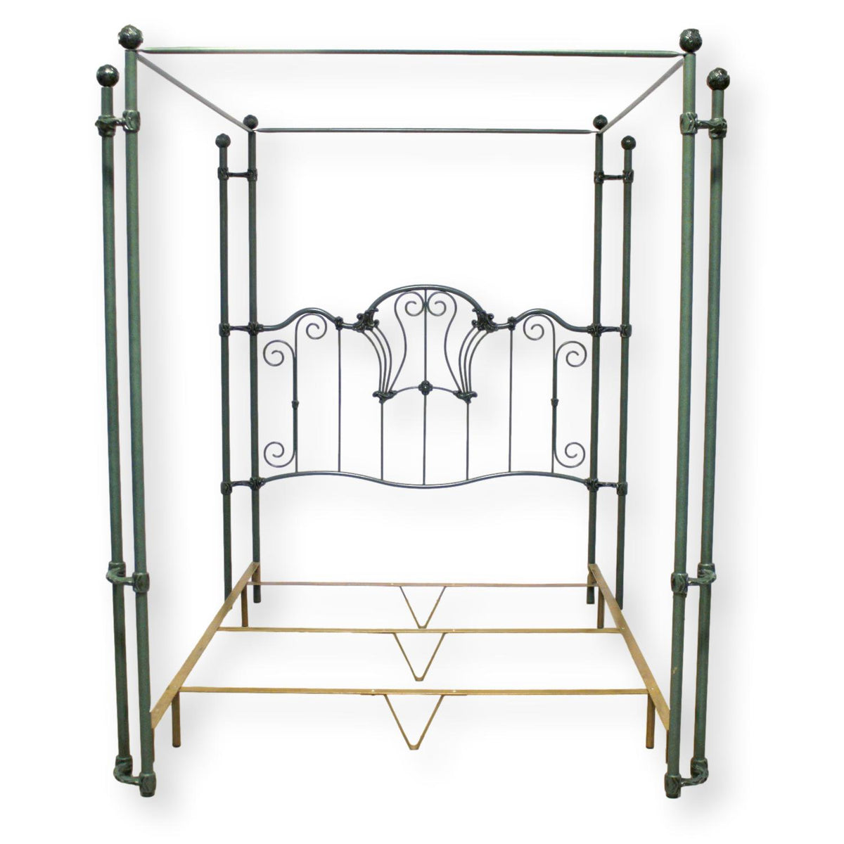 Queen Size Iron Canopy Bed