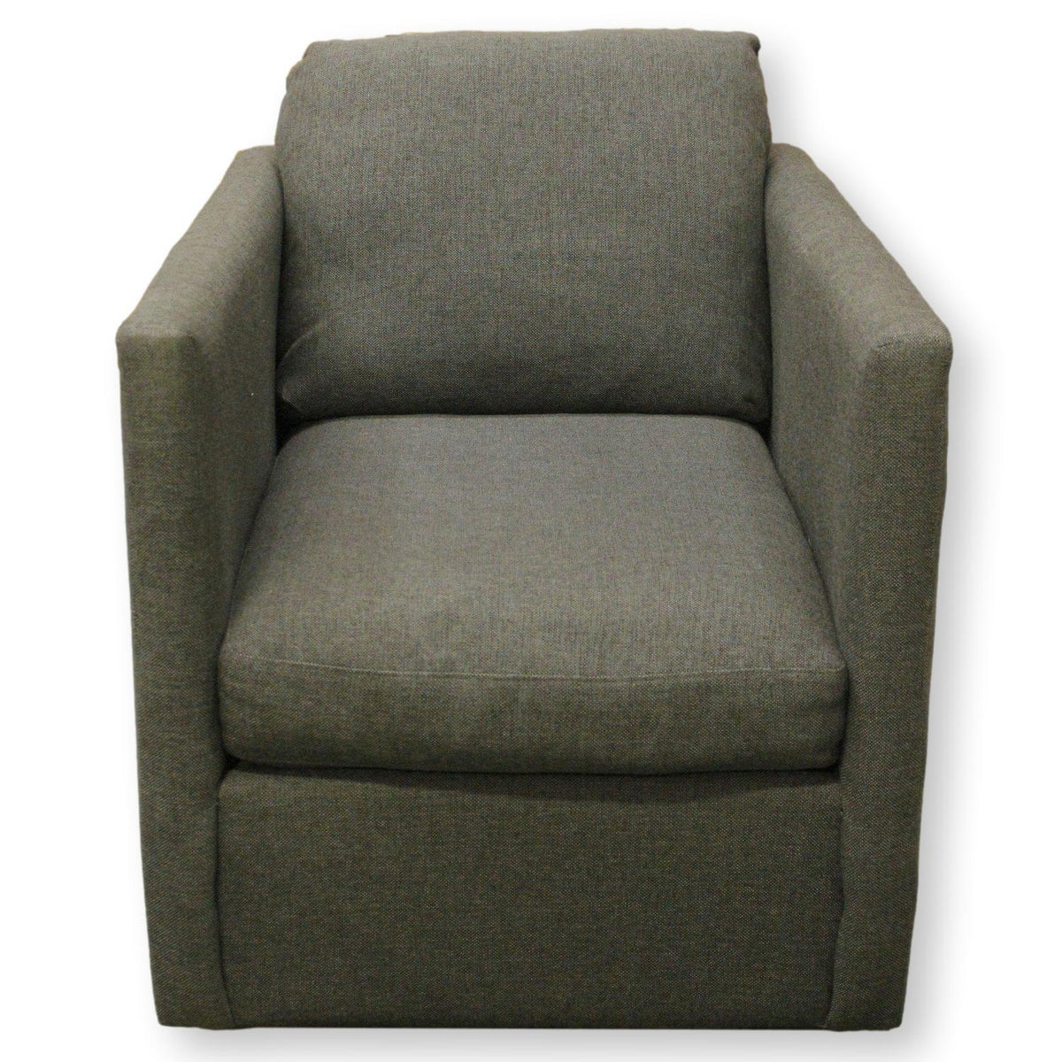 Bassett Gray Swivel Chair