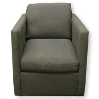 Bassett Gray Swivel Chair