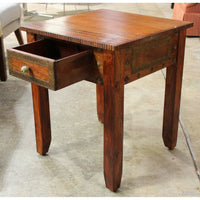 Pier 1 Imports End Table w/Brass Accents