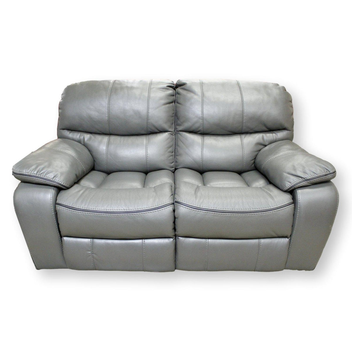Gray Reclining Loveseat