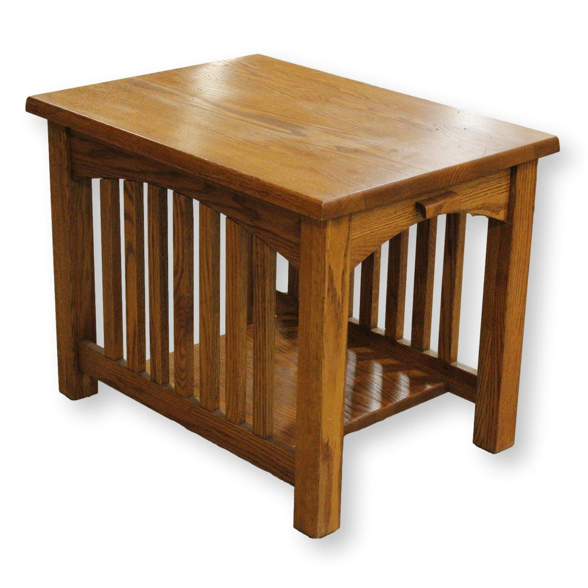 Mission Oak End Table w/Drawer
