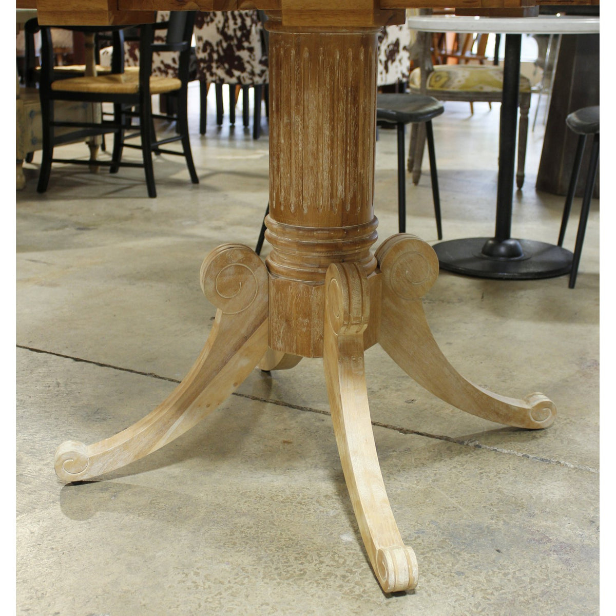 Safavieh Round Drop-Leaf Dining Table Only