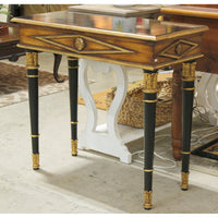 Black & Gold Console Table