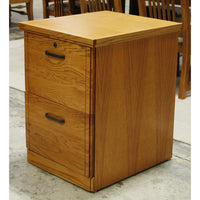 Oak Legal Size 2 Drawer File Cabinet