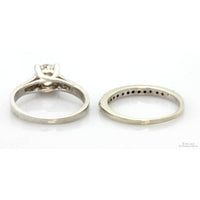 0.85ct GIA Diamond Platinum Engagement Ring | 1.12ctw Set