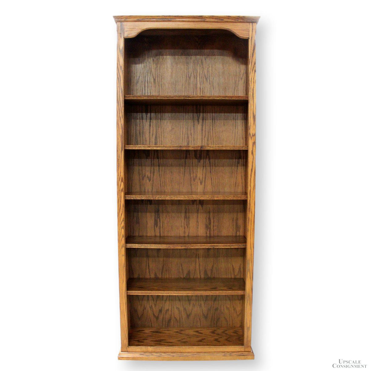 7' Oak Bookcase
