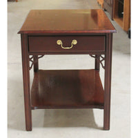 Bernhardt Dark Cherry End Table