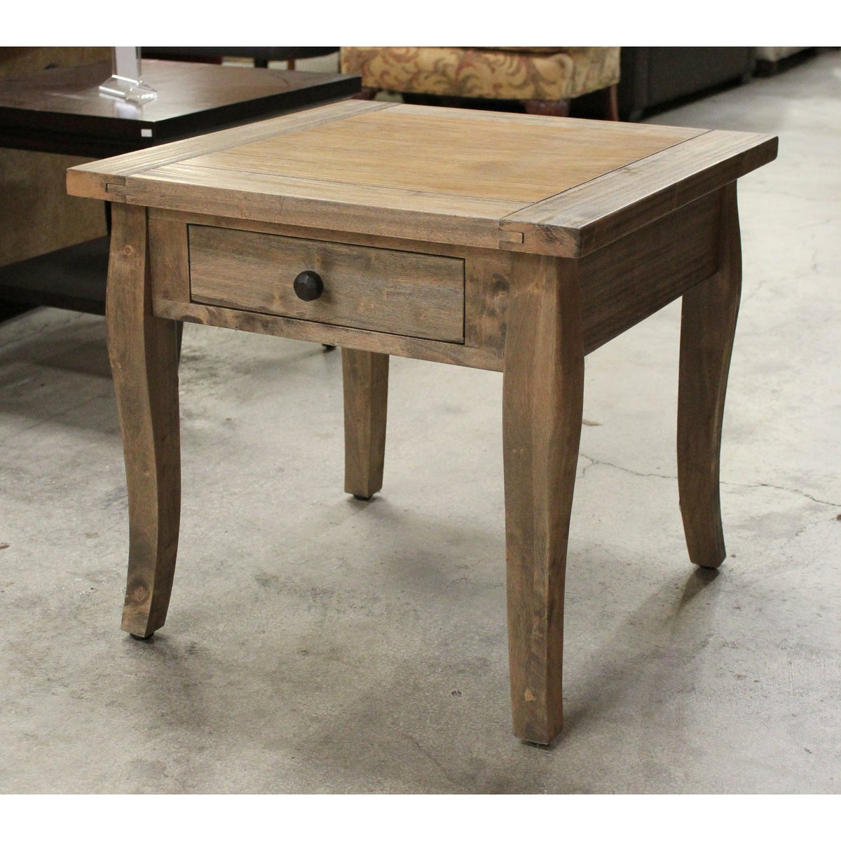 World Market Beachwood Rustic End Table