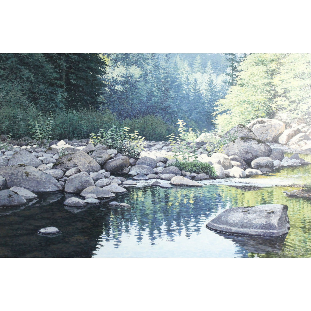 Framed Landscape Print by John Paul Braman
