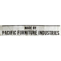 Pacific Furniture Yellow Track Arm Chair
