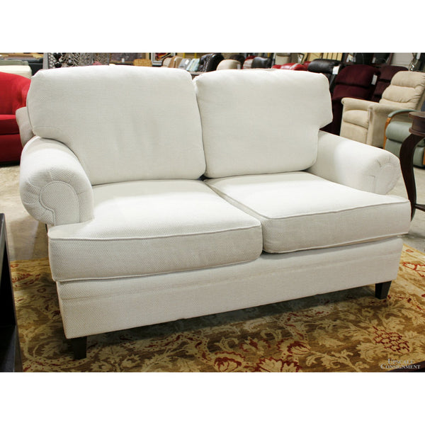Harden Furniture White Loveseat