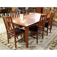 West Point Woodworking Amish Dining Table w/6 Chairs