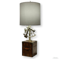 Brass Sextant Table Lamp