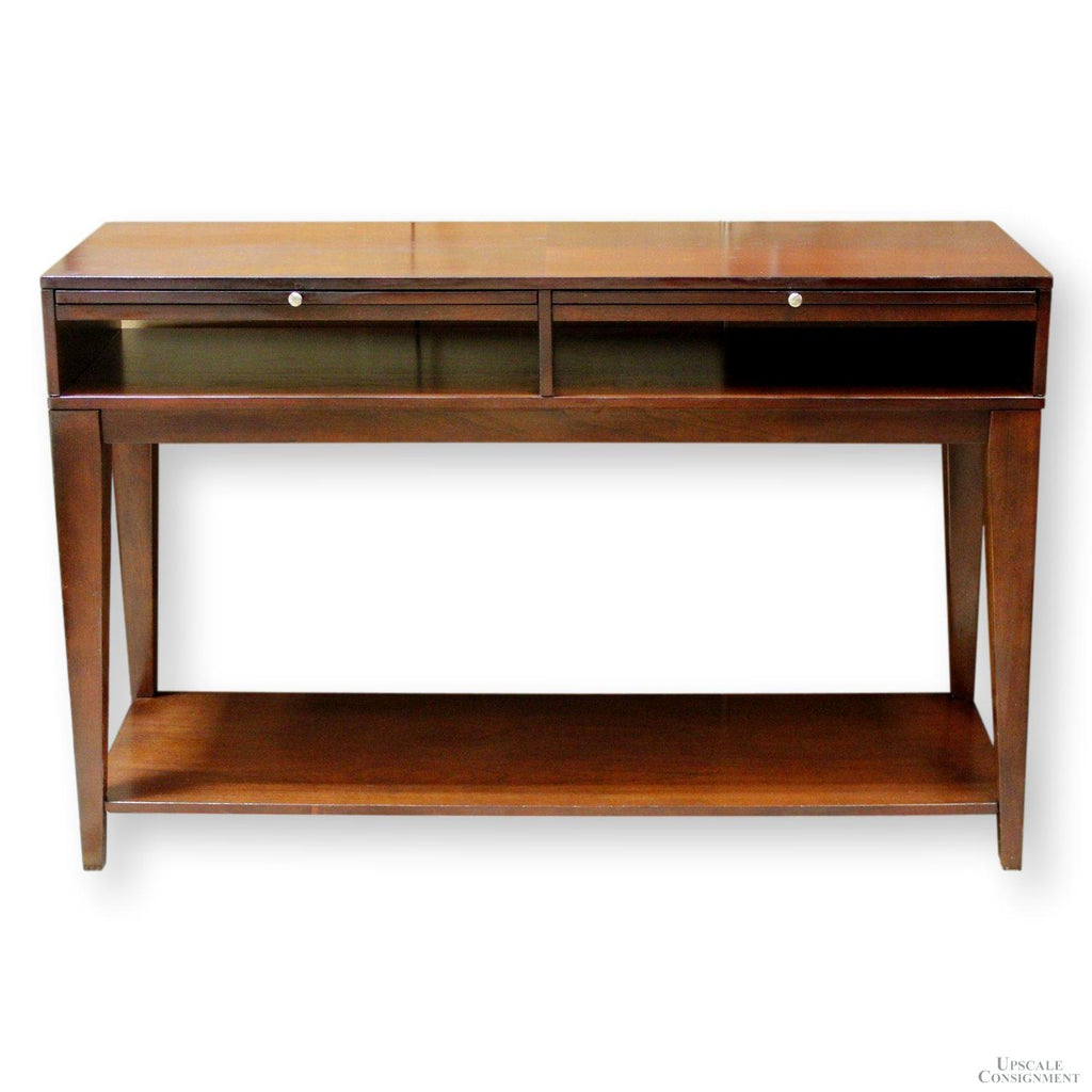 Consignment Table Console Table w/Pull-Outs – Upscale Consignment