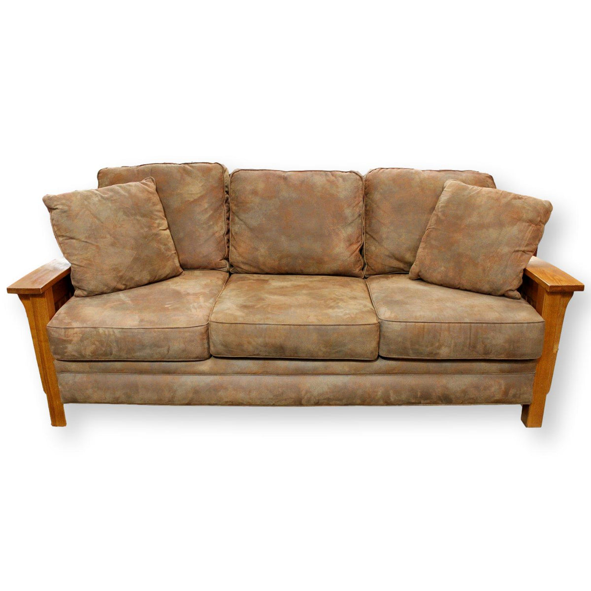 Stanton Mission Oak Sofa