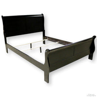 Furniture of America Black Queen Size Sleigh Bed