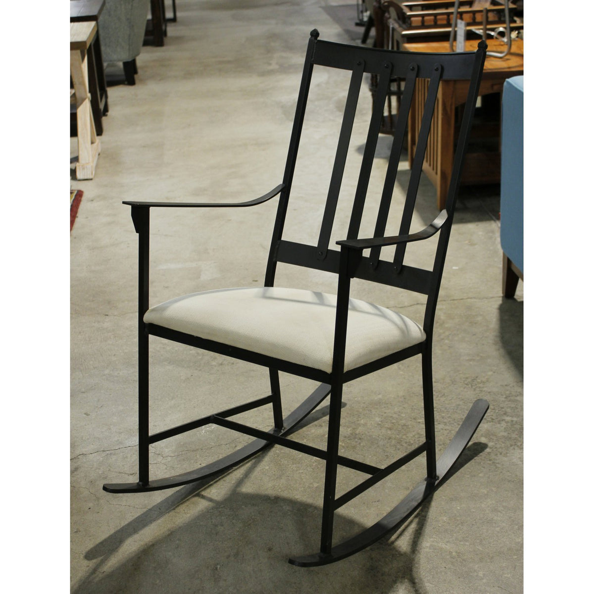 Bronze-tone Metal Rocking Chair