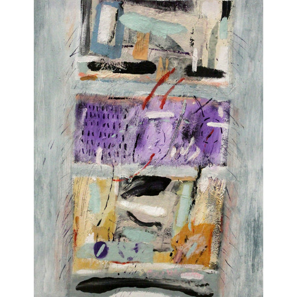 Framed Original Mixed-Media Artwork by Earl Hamilton