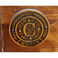 Croquet Bombe Style Wicker 3 Drawer Chest