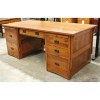 Bentwood Furniture Oak Executive Desk