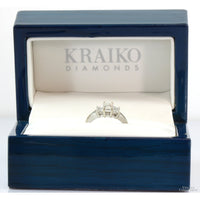 0.72ctw Three-Stone Diamond 14K Gold Engagement Ring