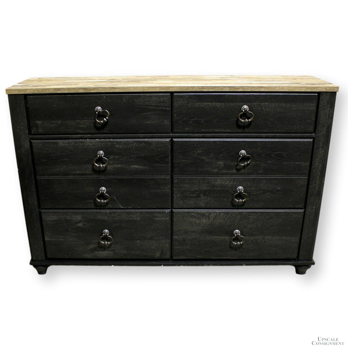 Ashley 6 Drawer Rustic Black Dressser