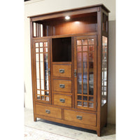 Mission Style China Cabinet