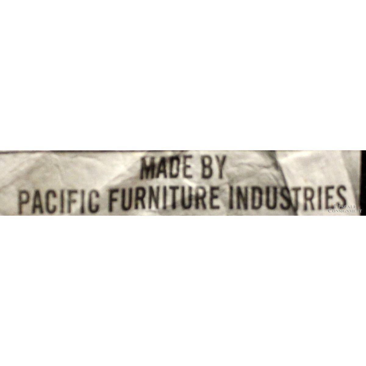 Pacific Furniture Ind. Black Sofa