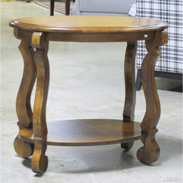 Rustic Oval Accent Table