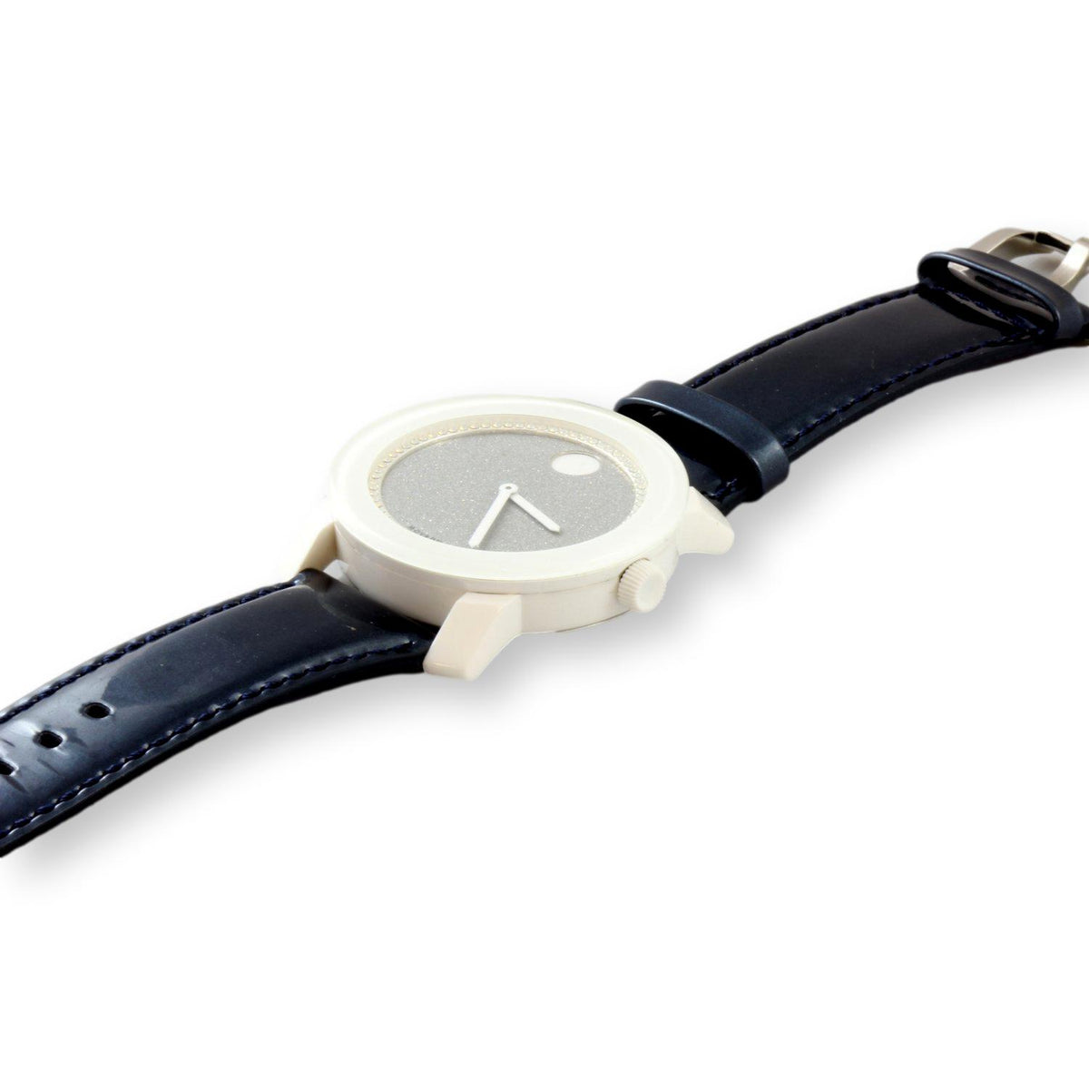 Movado - BOLD Unisex Stainless Steel & White Ceramic Quartz Watch