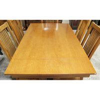 Bassett Mission Style Dining Table w/6 Chairs