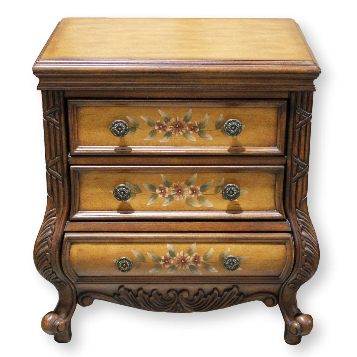 3 Drawer Handpainted Nightstand