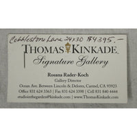 Thomas Kinkade "Cobblestone Lane I"
