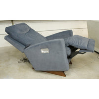 La-Z-Boy Light Blue Rocking Power Recliner w/Adj. Headrest