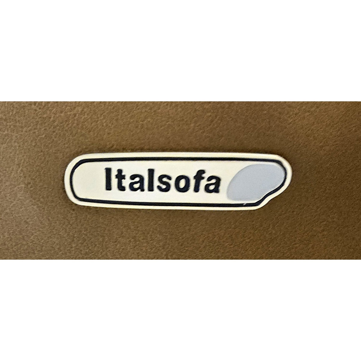 Italsofa Brown Leather Sofa