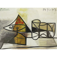 Gallery Framed Art Print 'Compotier et verres 1881-1973' By Pablo Picasso