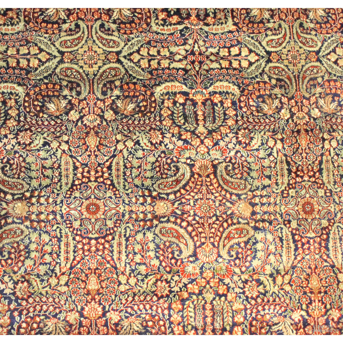 9' X 12' Royal Silk Kashan Area Rug