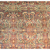 9' X 12' Royal Silk Kashan Area Rug