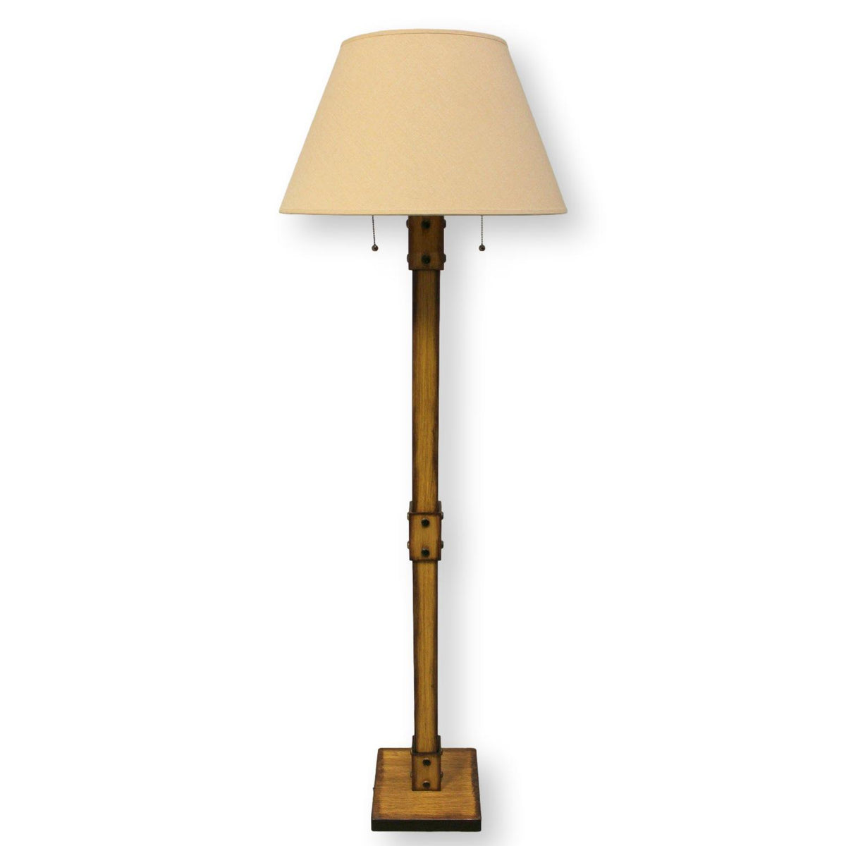 Rustic Industrial Floor Lamp