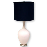 Robert Abbey Pink Table Lamp w/Navy Shade