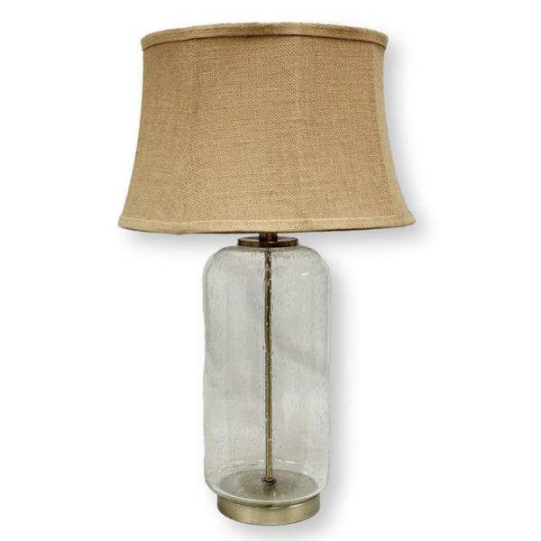 Seeded Glass Table Lamp