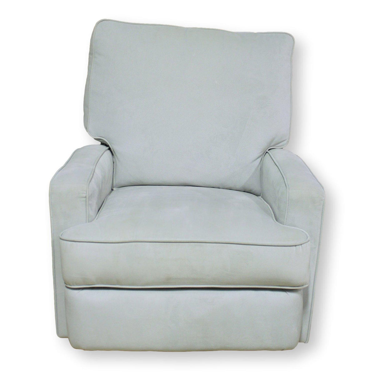 Dorel Asia Light Blue Swivel Rocking Recliner