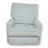 Dorel Asia Light Blue Swivel Rocking Recliner