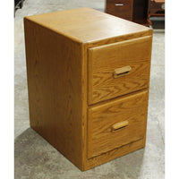 Oak 2 Drawer Legal Size File Cabinet