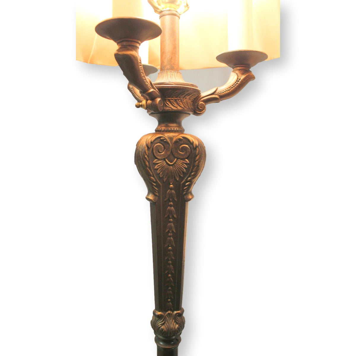 Bronze Candelabra Floor Lamp